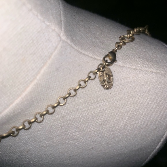 Hammered Gold Plated Layering Boho Necklace - Picture 4 of 5